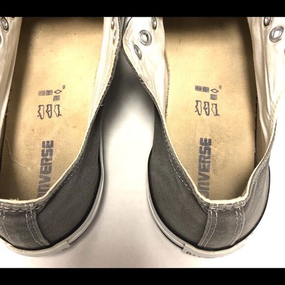 COPY - Converse Chuck Taylor All Star Unisex Low Top Grey Sneakers Sz 12 - Picture 6 of 8